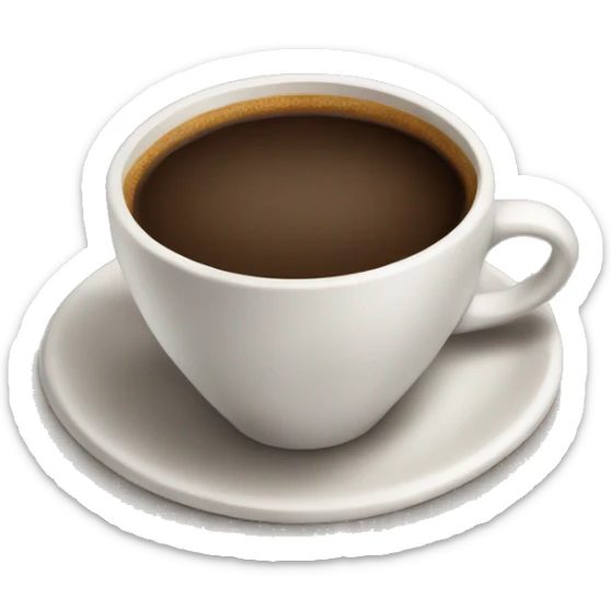 Coffe cup sticker