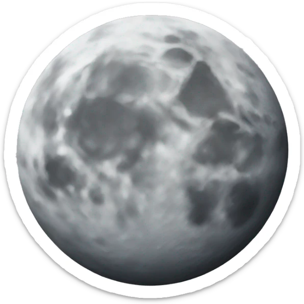 moon sticker