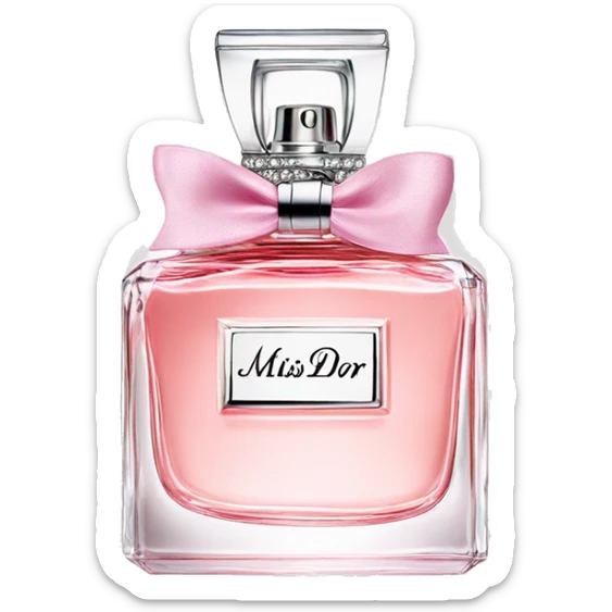 Miss dior perfume sticker