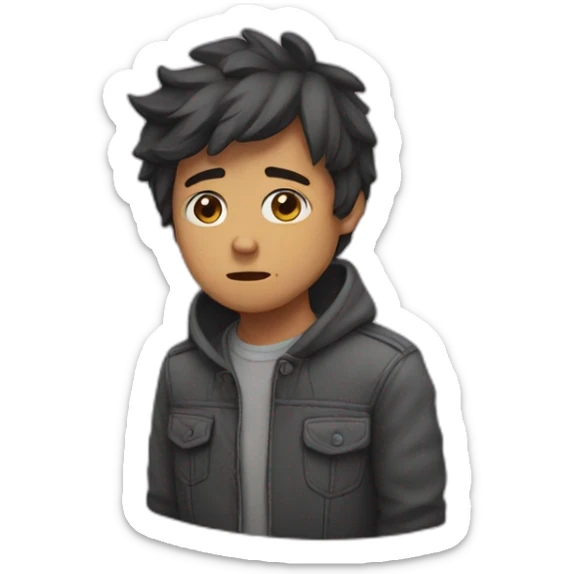 Heart broken sticker