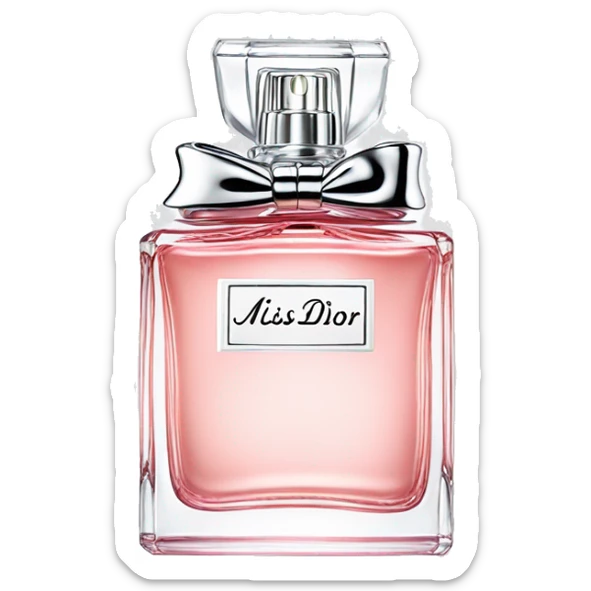 Miss dior perfume sticker