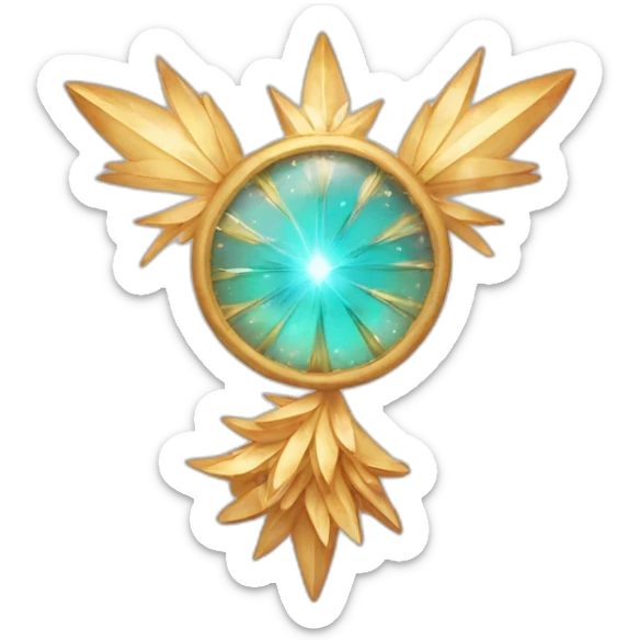 Craft an enchanting star emoji radiating whimsy and warmt with a bohemian vibe  sticker