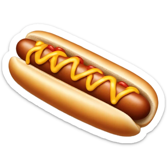 Hotdog sticker