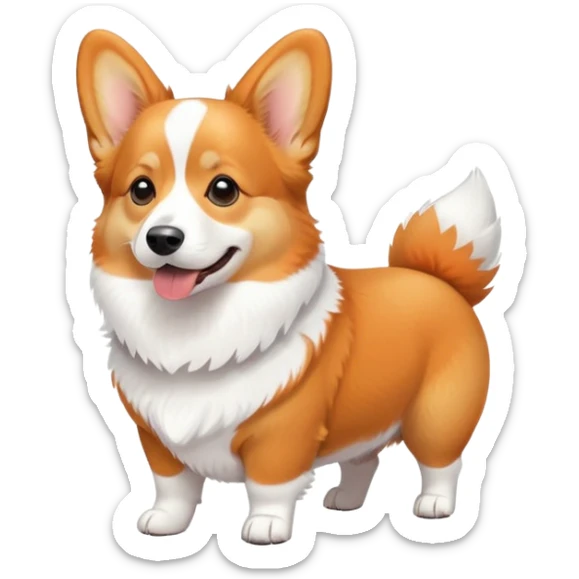 corgi sticker