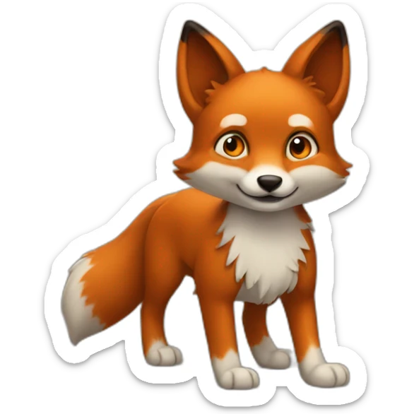 Renard sticker
