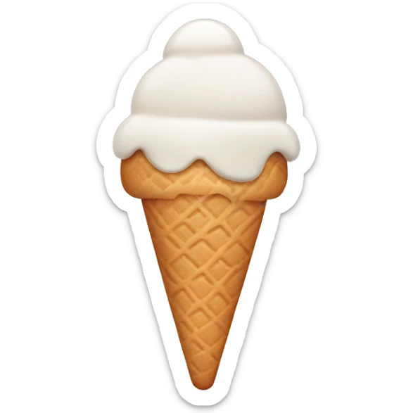 Ice cream sticker