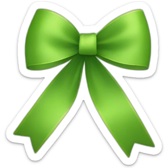 Ribbon bow sticker