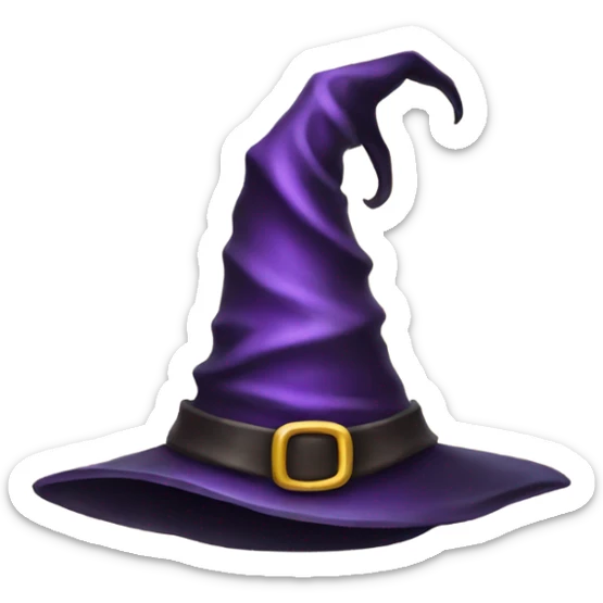 Witch hat sticker