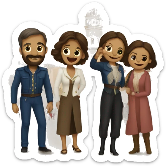 Adventures in #RondaRomantica & #málaga with the women who matter most sticker