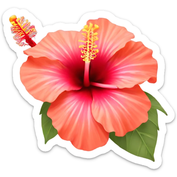 hibiscus sticker