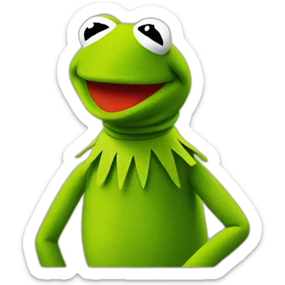 Kermit sticker
