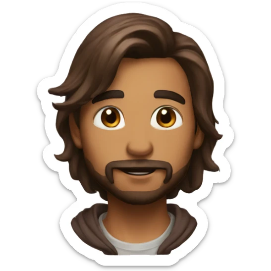 Corazon marron  sticker