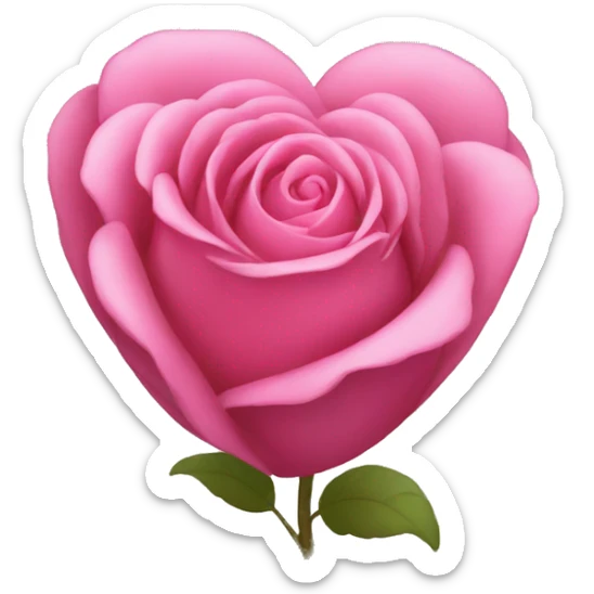 Corazón rosa sticker