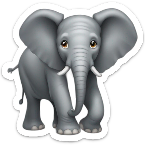 Elefant sticker