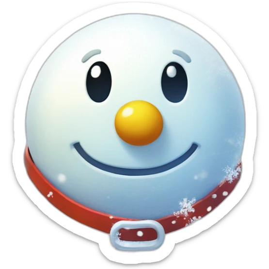 Snowman Badge Medal Epic Mystery Legendary NewYear PokemonTheme Pokeball Snowfall Snowballs sticker