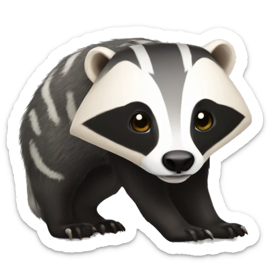 Badger sticker