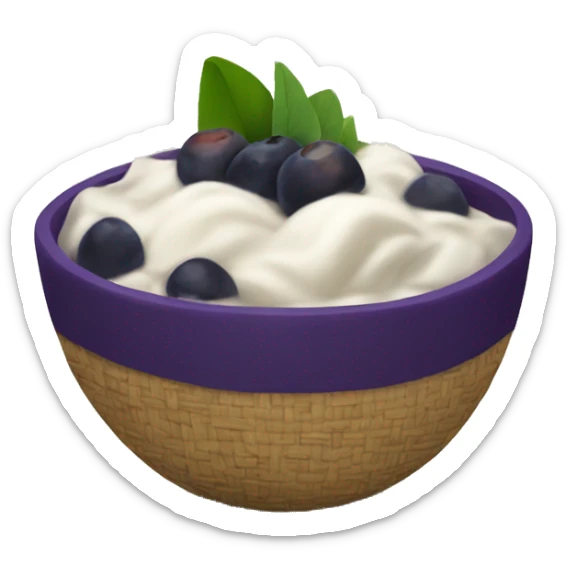 açaí bowl sticker