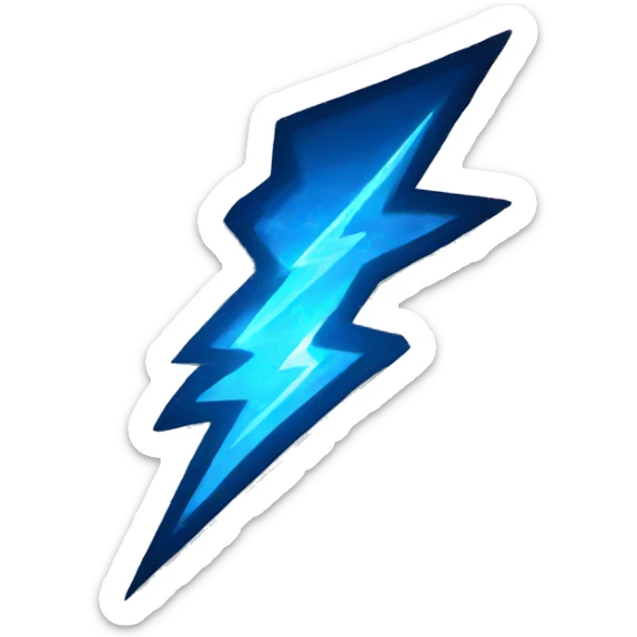 lightning sticker