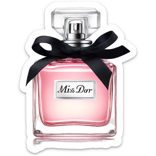 Miss dior perfume sticker