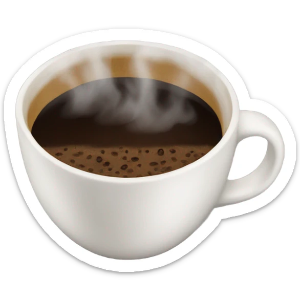 coffee cup sticker