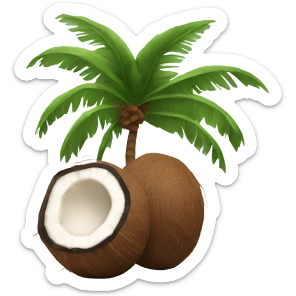 coconut sticker