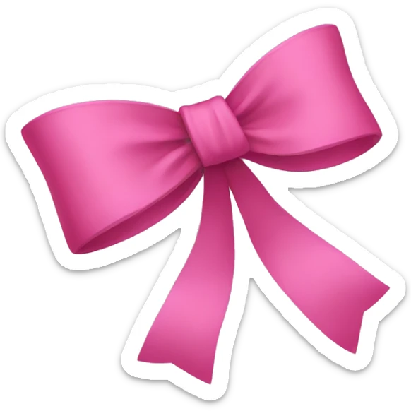 Bow sticker