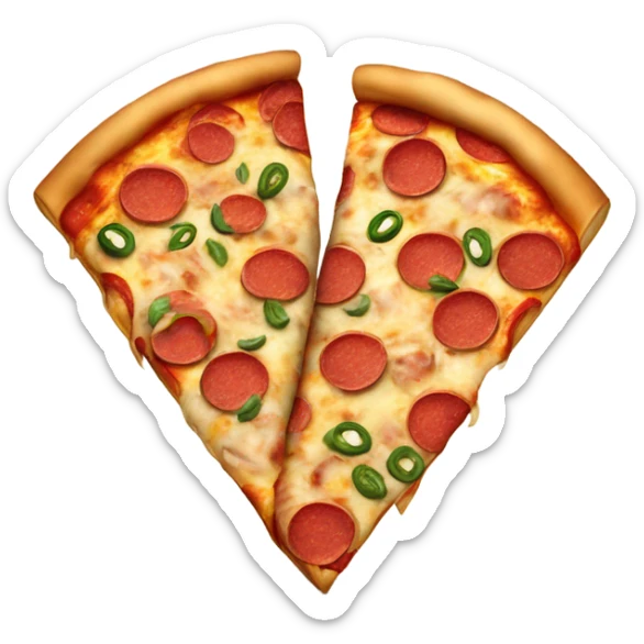 Pizza wrestling sticker