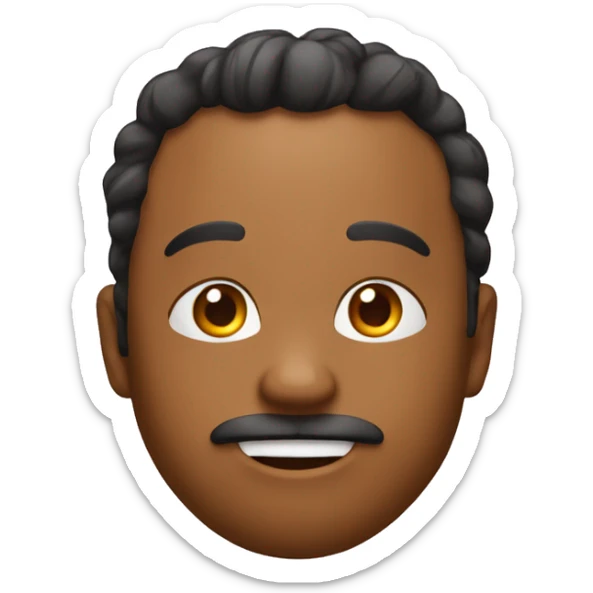 Emoji chat qui a des yeu en cœur et fait un bisous  sticker