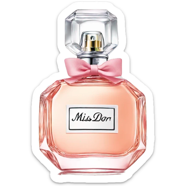 Miss dior perfume sticker