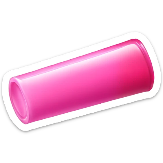 Pink tube of lipgloss  sticker