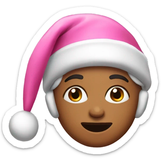 Pink Christmas  sticker