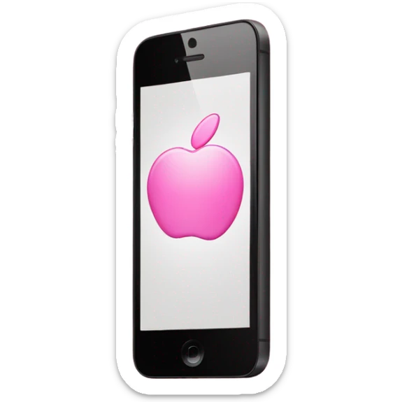 Pink iPhone  sticker