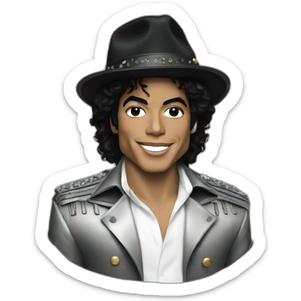 Michael jackson sticker