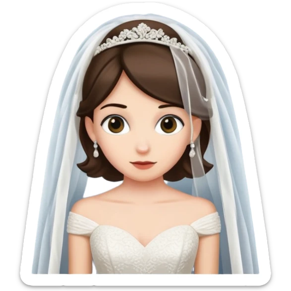 Sneaky person in formal attire crashing a wedding ceremony, peeking from behind decorations sticker