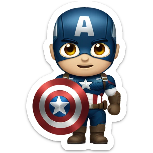 captain america  sticker