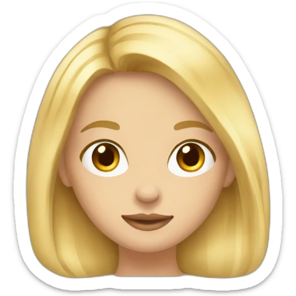 Fille blonde qui embrasse un métisse avec les cheveux court sticker