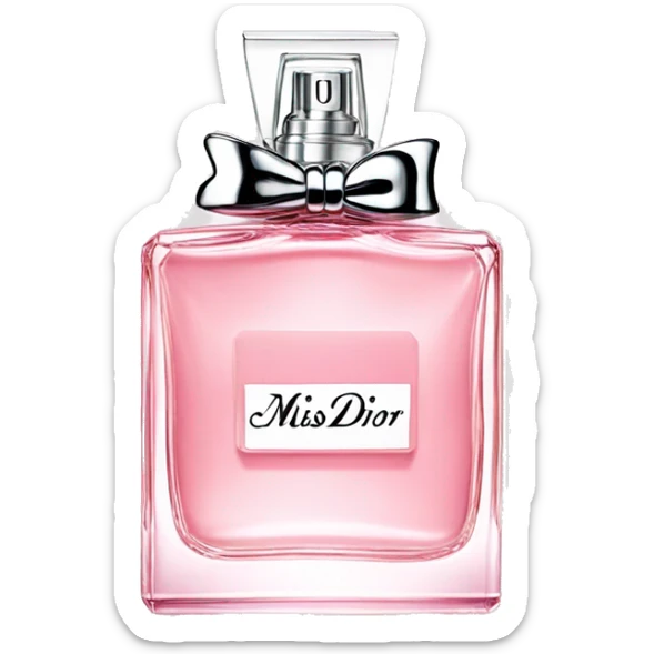 Miss dior perfume sticker