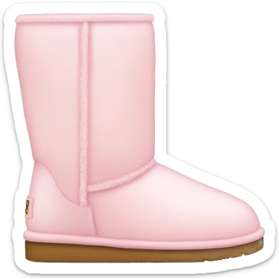 light pink uggs sticker