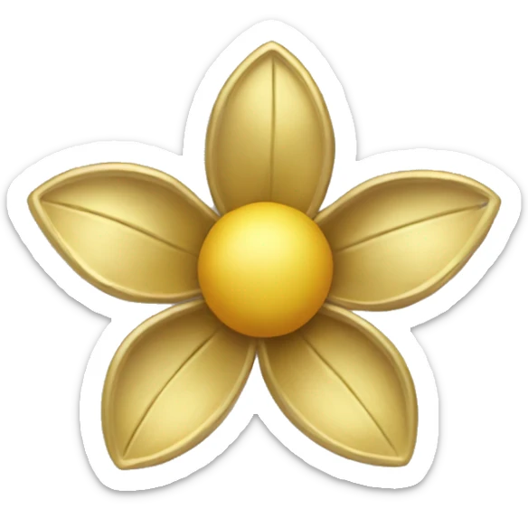 Golden flower like the one from Tangdel sticker