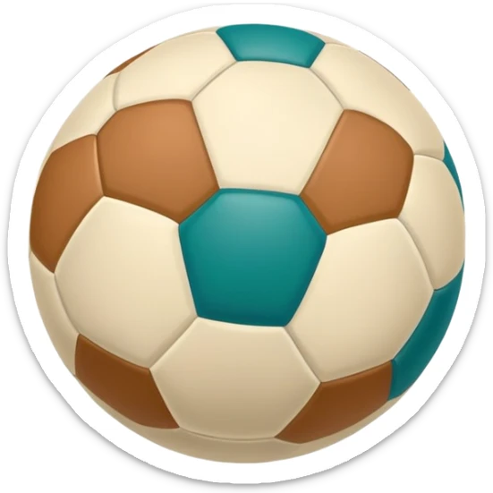 Kapibara énervé qui tape dans un ballon de foot sticker