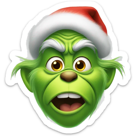 Grinch sticker