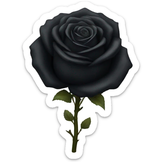 Black roses sticker