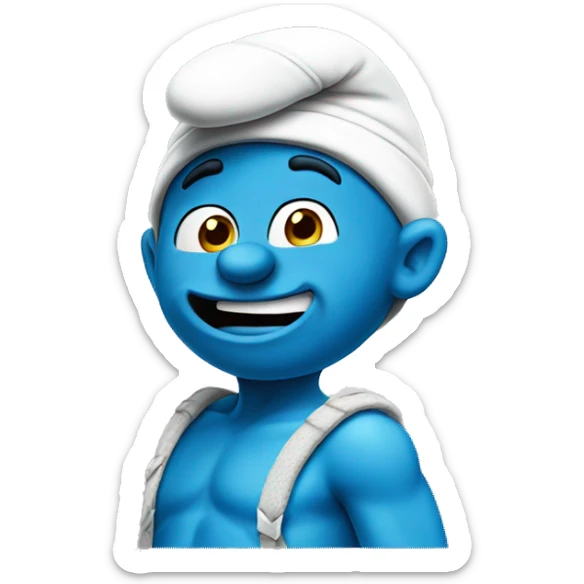 Smurf  sticker