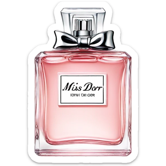 Miss dior perfume sticker