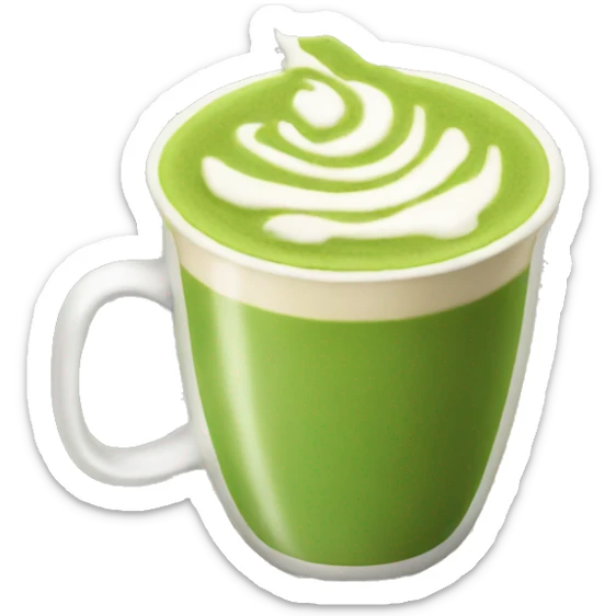 Matcha latte  sticker