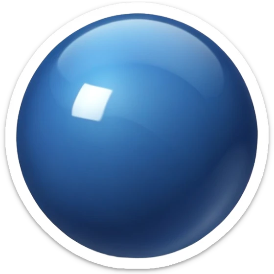 Navy blue emoji sticker