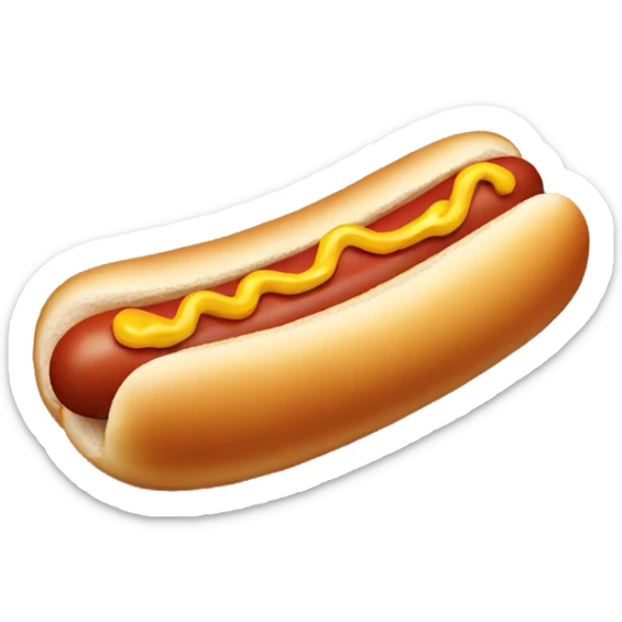 hot dog sticker