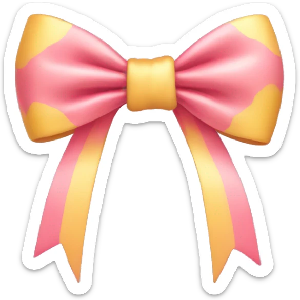 Coquette bow sticker