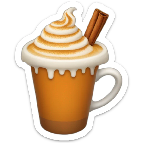 Pumpkin spice latte  sticker