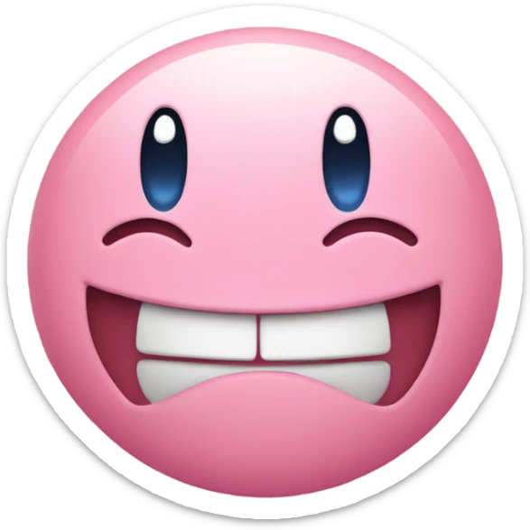 Kirby smile sticker